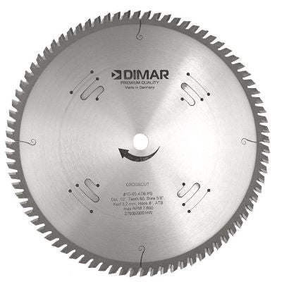 10x80T x5/8" Bore Carbide Tipped ATB Blade