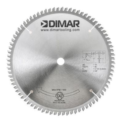 10x80T x5/8" Bore Carbide tipped ATB Melamine Blade
