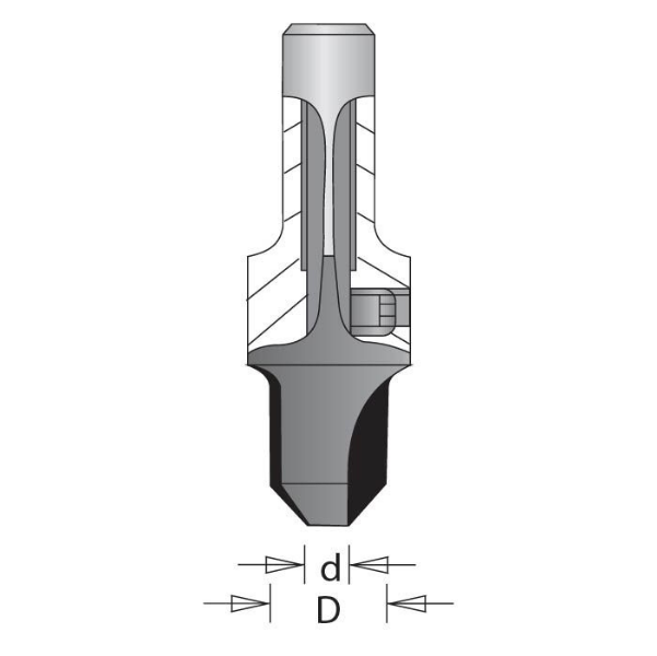 202-CT-3 C/T COUNTERSINK 1/8" X 3/8"