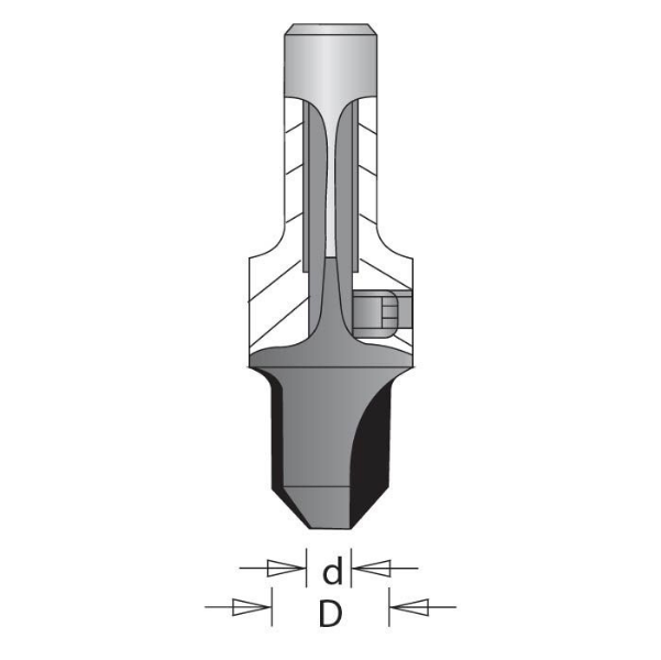 202-CT-3  C/T COUNTERSINK 1/8" X 3/8"