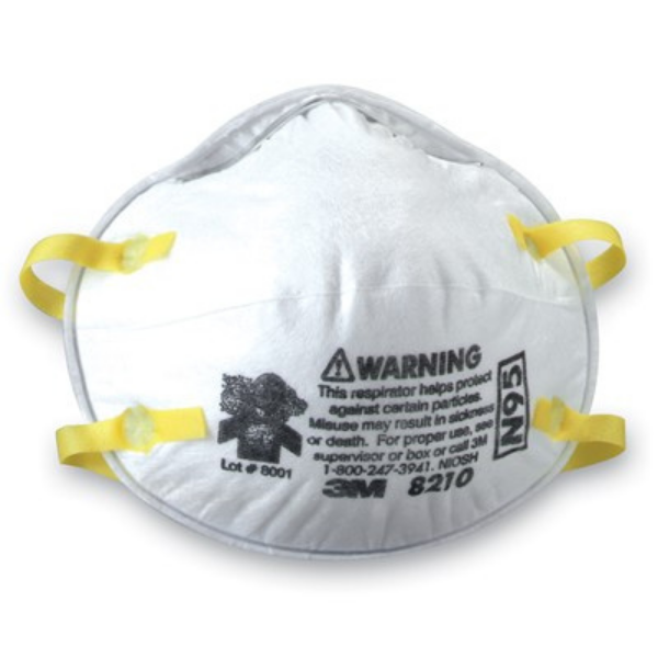 3M 8210 N95 Dust Masks 20/box (8 box/case)