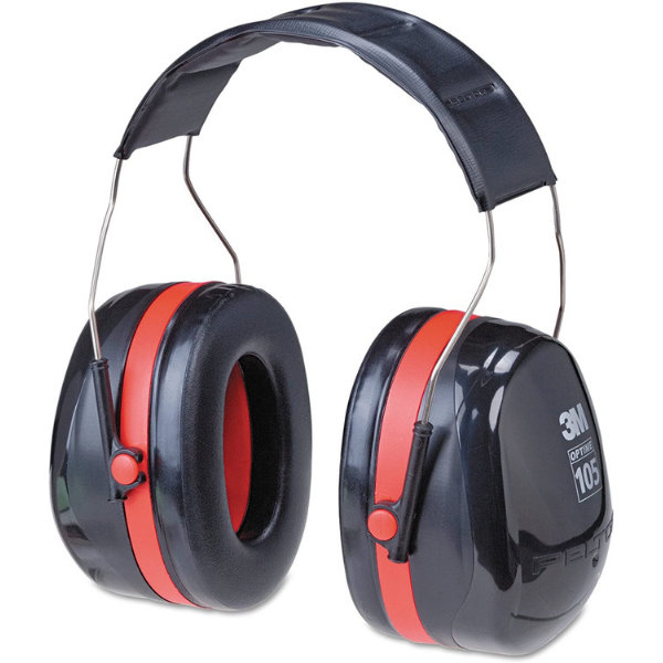 3M PELTOR Optime 105 Series 105 dBA Twin-Cup Foam Filled Ear Muffs