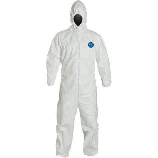 Tyvek suit hood, elastic wrist+ankle 25/case Assorted Sizes