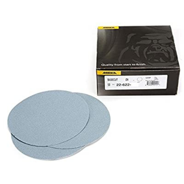 Mirka Basecut 5" Grip Discs 50 Disc/pkg