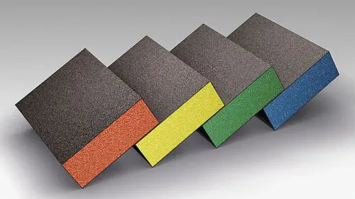 7991 Soft Block Siasponge 2.75" x 3.75" x1" 10/pkg - Various grits