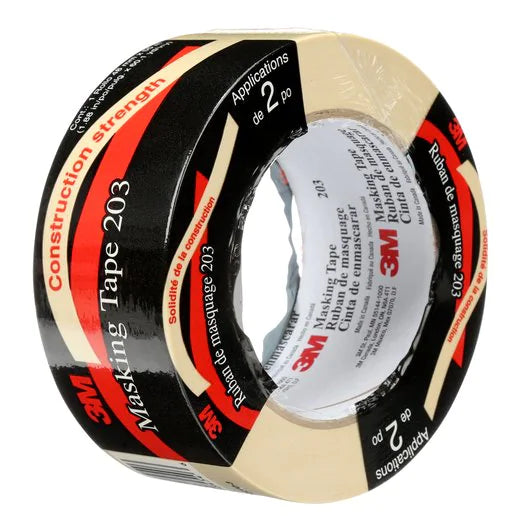 3M 203 General Purpose Masking Tape 55 Meter Roll