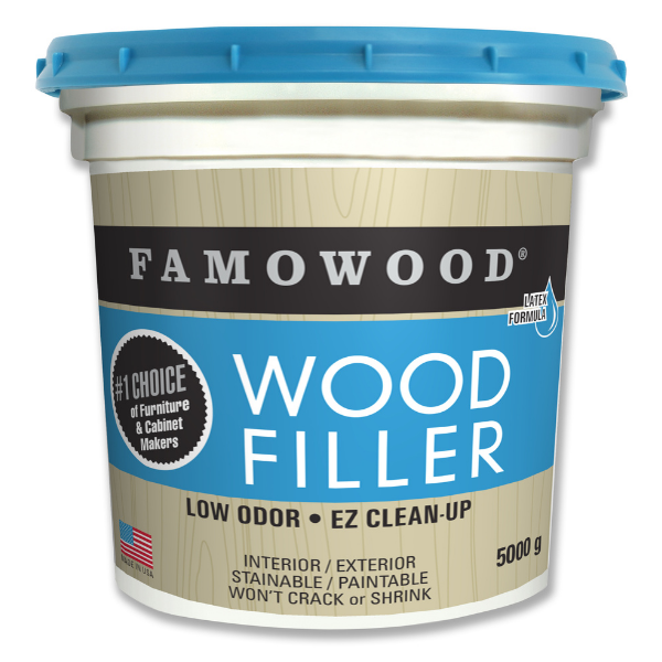 Famowood 1 Gallon Wood Filler - Various Colours