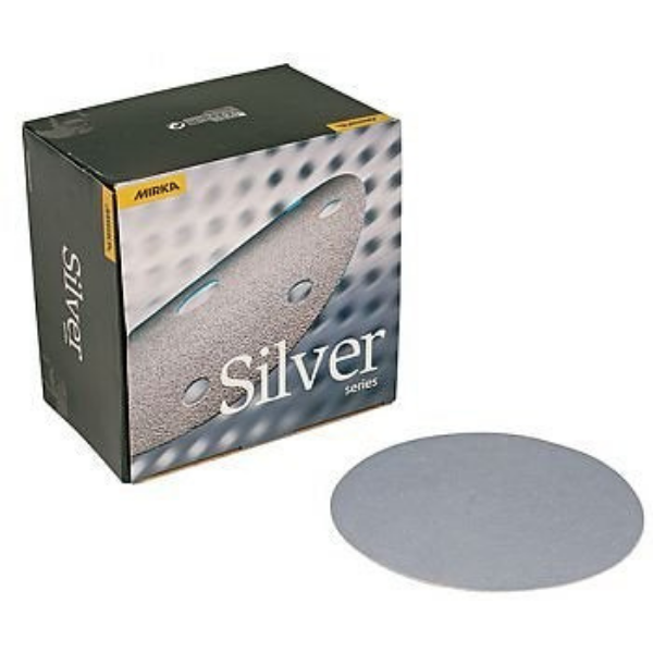 Mirka Q.Silver® 5" PSA Discs 100/roll