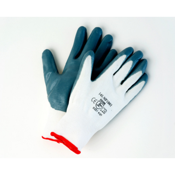 Nitrile Dipped Gripper Glove - Various Sizes