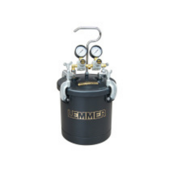 L011-075 Lemmer 2 1/4 gallon Pressure Pot w/dual regs