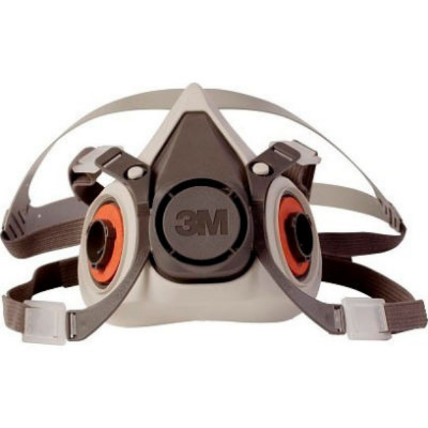 3M 6000 Series Respirator Mask Grey Rubber
