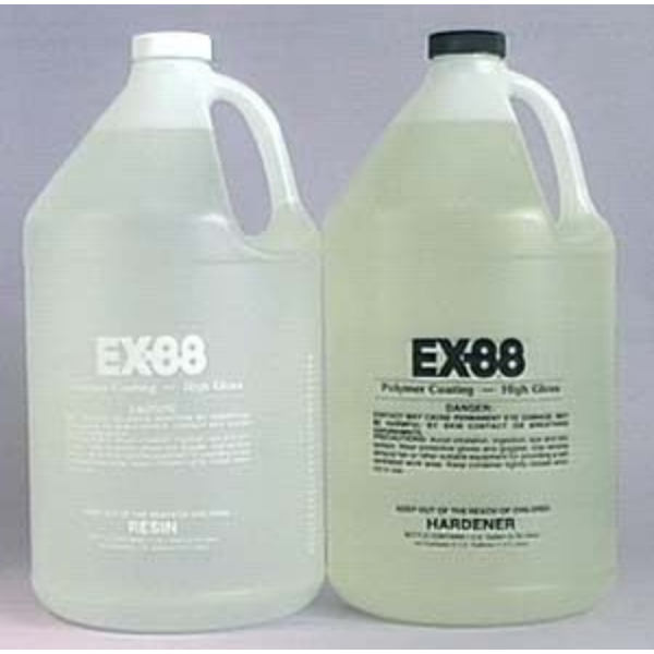 EX-88 ENVIROTEX Epoxy Kit Clear 2 Gal Kit, 1 Gal Hardner& 1 Gal Resin